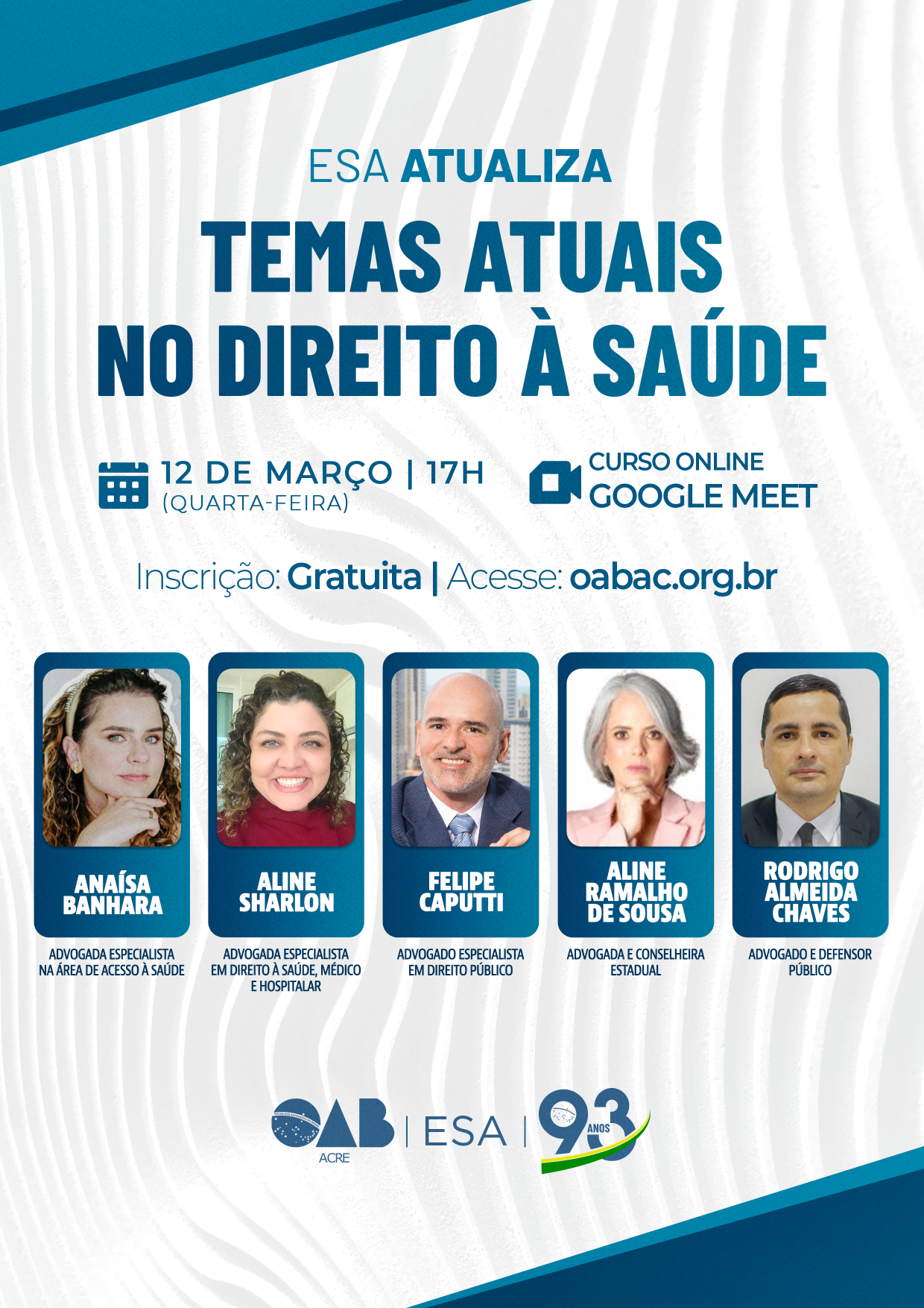 Divulgação · ESA Atualiza: Temas Atuais no Direito à Saúde