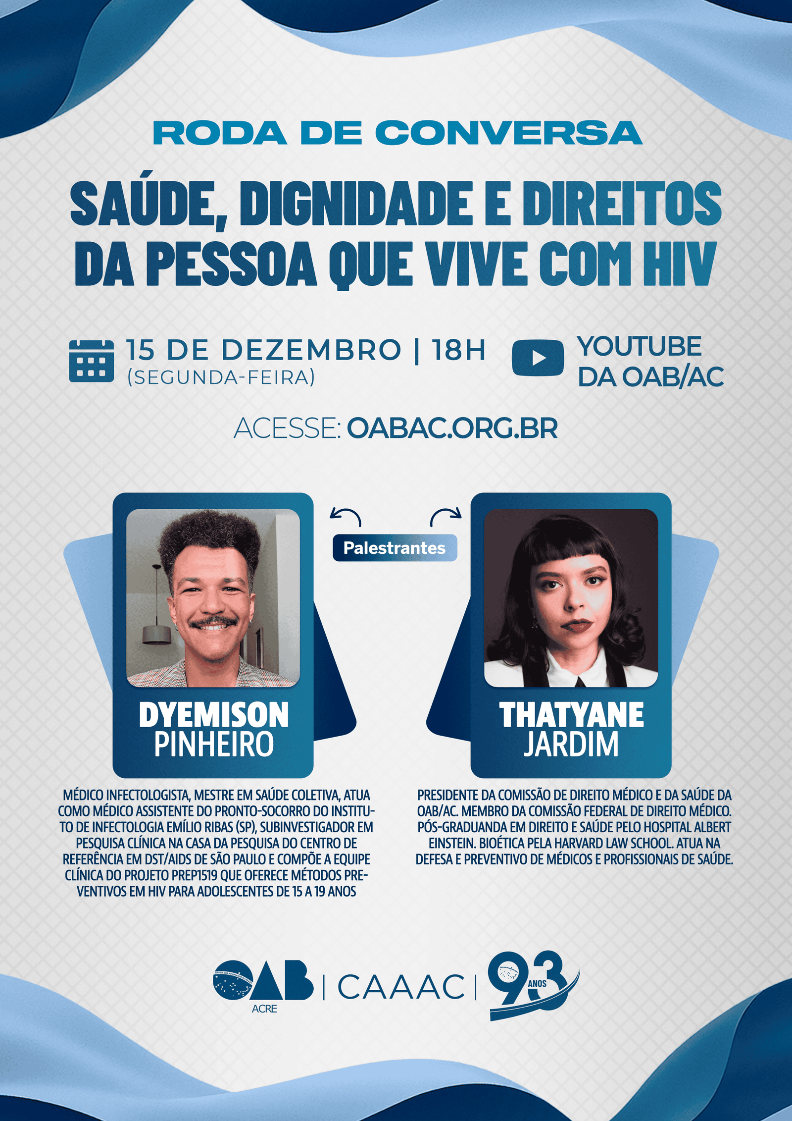 Roda de Conversa: Saúde, Dignidade e Direitos da Pessoa que Vive com HIV
